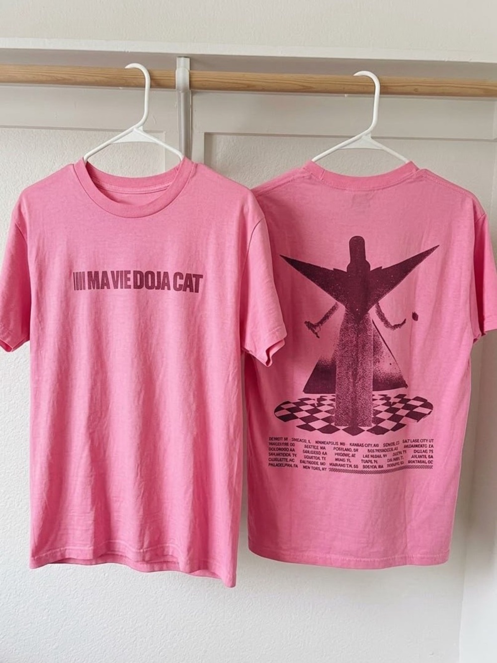 Doja Cat 2026 Tour Ma Vie Pink T-Shirt Reprint